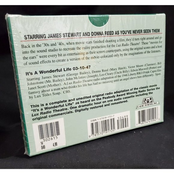 IT'S A WONDERFUL LIFE Lux Radio Theatre adaptation on CASSETTE complete unedited - Picture 3 of 4